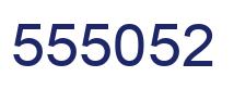 Number 555052 blue image