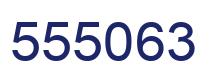 Number 555063 blue image