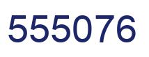 Number 555076 blue image