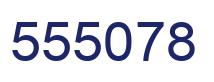 Number 555078 blue image