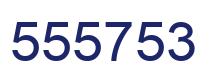 Number 555753 blue image
