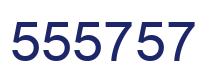 Number 555757 blue image