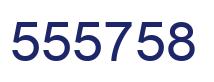 Number 555758 blue image