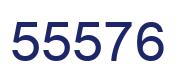Number 55576 blue image