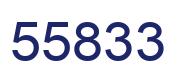 Number 55833 blue image