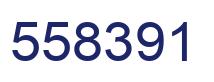 Number 558391 blue image