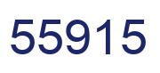 Number 55915 blue image
