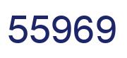 Number 55969 blue image
