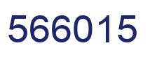 Number 566015 blue image