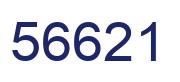 Número 56621 imagen azul