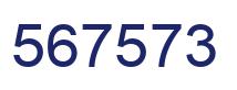 Number 567573 blue image