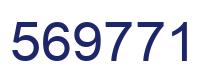 Number 569771 blue image