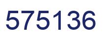 Número 575136 imagen azul