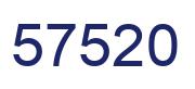 Número 57520 imagen azul