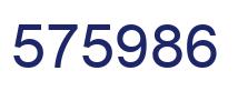Número 575986 imagen azul