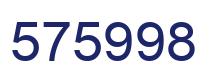 Número 575998 imagen azul