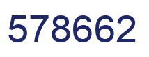 Número 578662 imagen azul