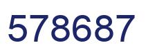 Número 578687 imagen azul