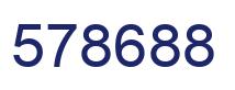 Número 578688 imagen azul
