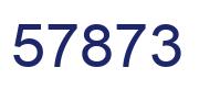 Number 57873 blue image