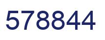 Number 578844 blue image