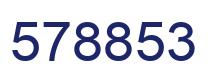 Number 578853 blue image