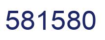 Número 581580 imagen azul