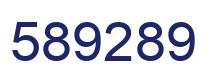Número 589289 imagen azul