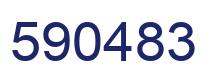Número 590483 imagen azul