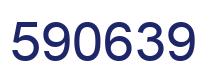 Number 590639 blue image