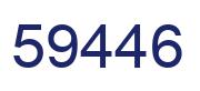 Número 59446 imagen azul