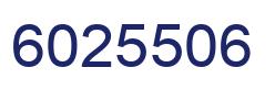 Number 6025506 blue image