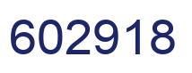 Number 602918 blue image