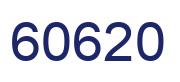 Number 60620 blue image