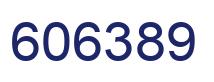 Number 606389 blue image