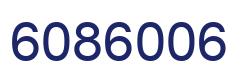 Number 6086006 blue image