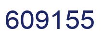 Number 609155 blue image