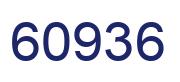 Number 60936 blue image