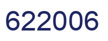 Number 622006 blue image
