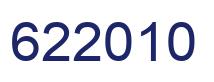 Number 622010 blue image
