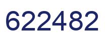 Number 622482 blue image