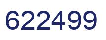 Number 622499 blue image