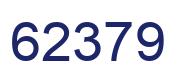 Number 62379 blue image