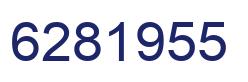 Number 6281955 blue image