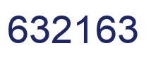 Number 632163 blue image