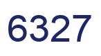 Number 6327 blue image