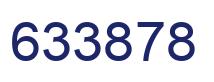 Number 633878 blue image