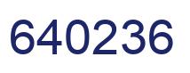 Número 640236 imagen azul