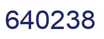 Número 640238 imagen azul