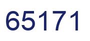 Number 65171 blue image